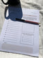 To do list ~ Cahier de notes